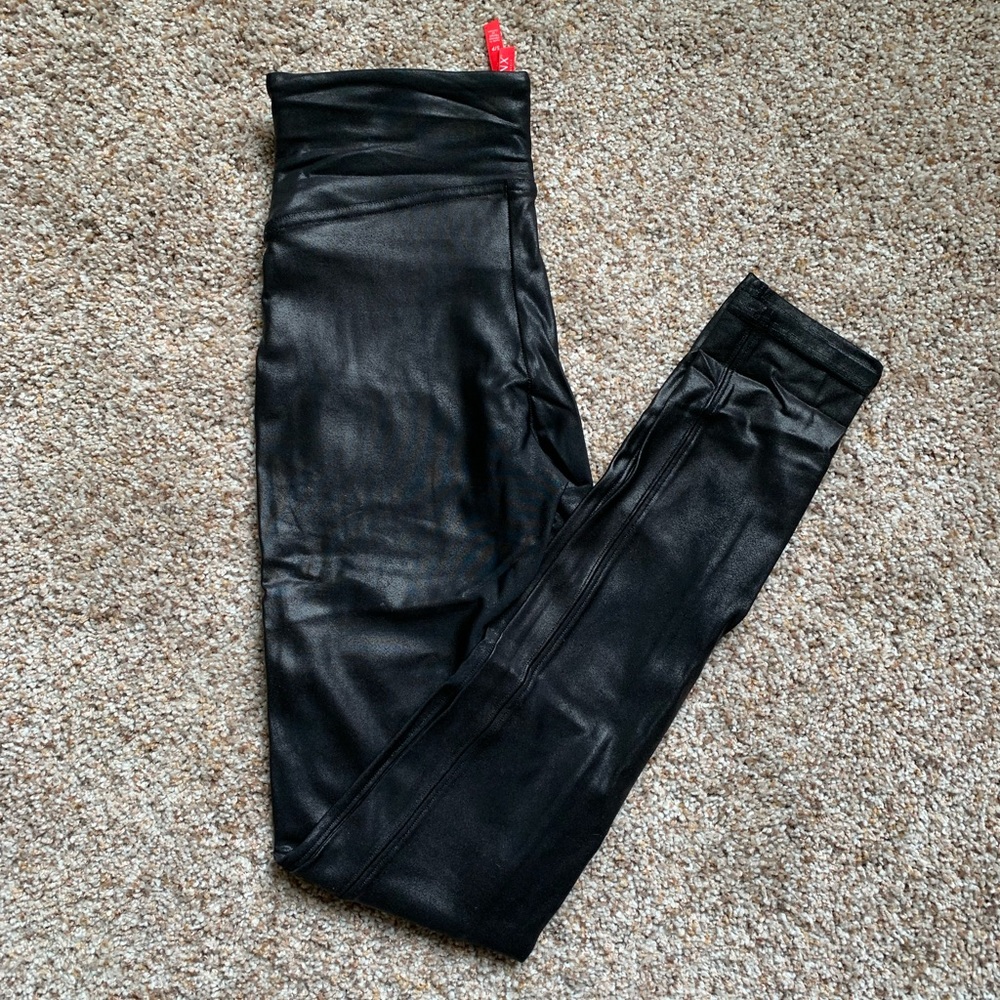 SPANX faux leather leggings